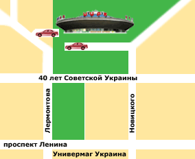 Запорожский цирк, бесплатная стоянка, где находится Запорожский цирк